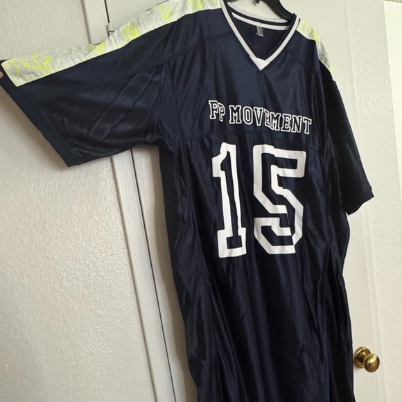 FP Movement Happy Camper Jersey Tee Dress Women's M Athleisure Sporty Streetwear - Picture 10 of 13